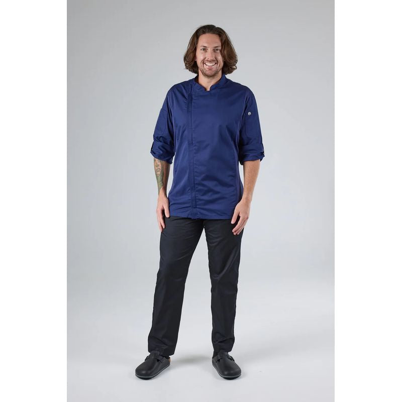 Chef Works Hartford Mens Zipper Chef Jacket BCLZ008
