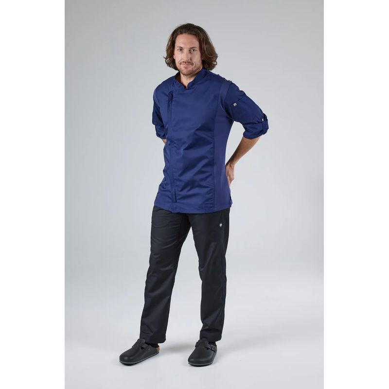 Chef Works Hartford Mens Zipper Chef Jacket BCLZ008