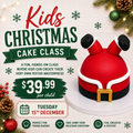 Kids Christmas Santa Cake Class Tuesday 15th December