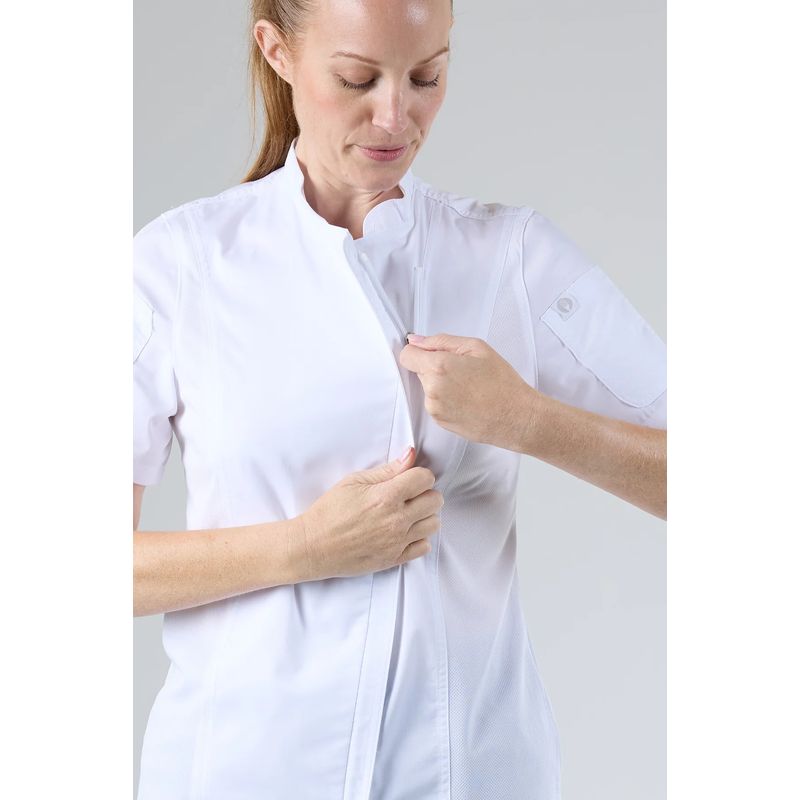 Chef Works Springfield Womens Zipper Chef Jacket BCWSZ006