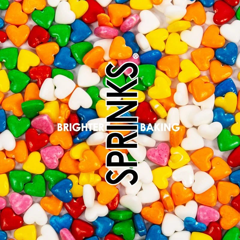Sprinks Rainbow Hearts 65g