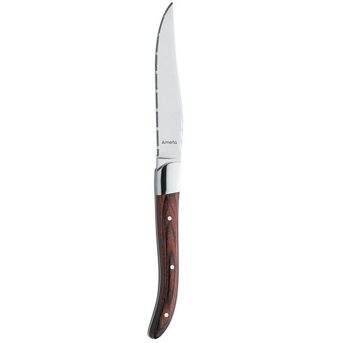 Amefa Royal Steak Knife Pakkawood Handle 12pc
