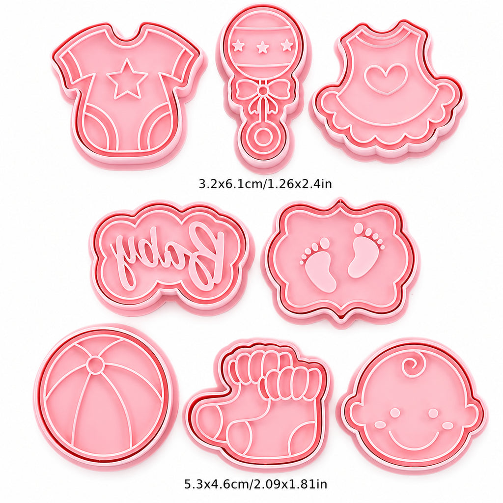 Cookie Cutter Baby Themed 8pc Set