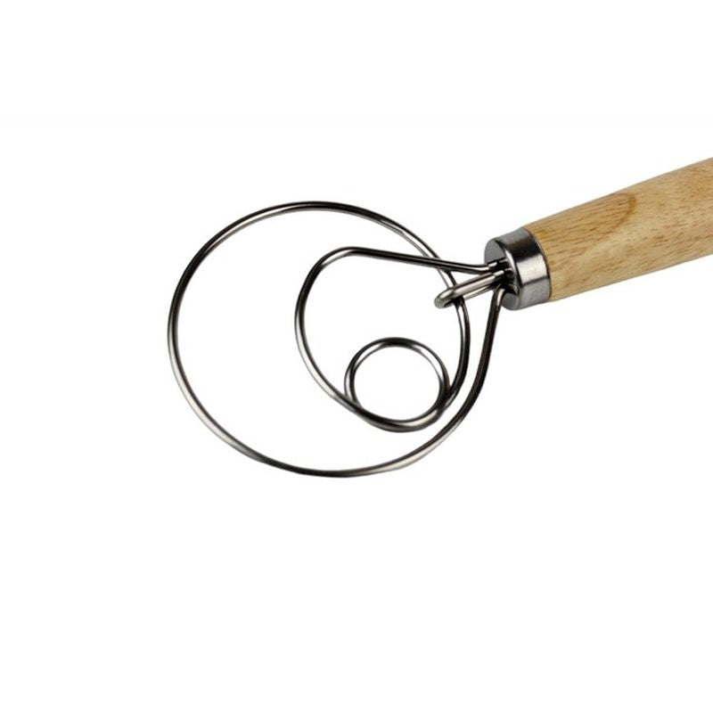 Brunswick Bakers Danish Whisk with Wooden Handle - 34cm