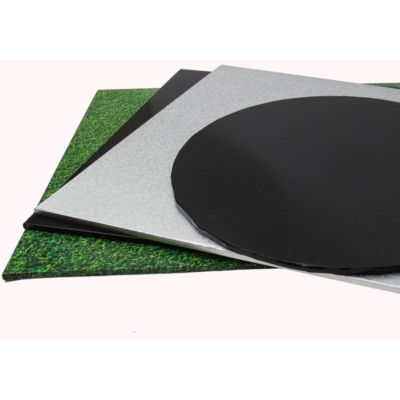 BG Masonite Cake Board 8" Round Black