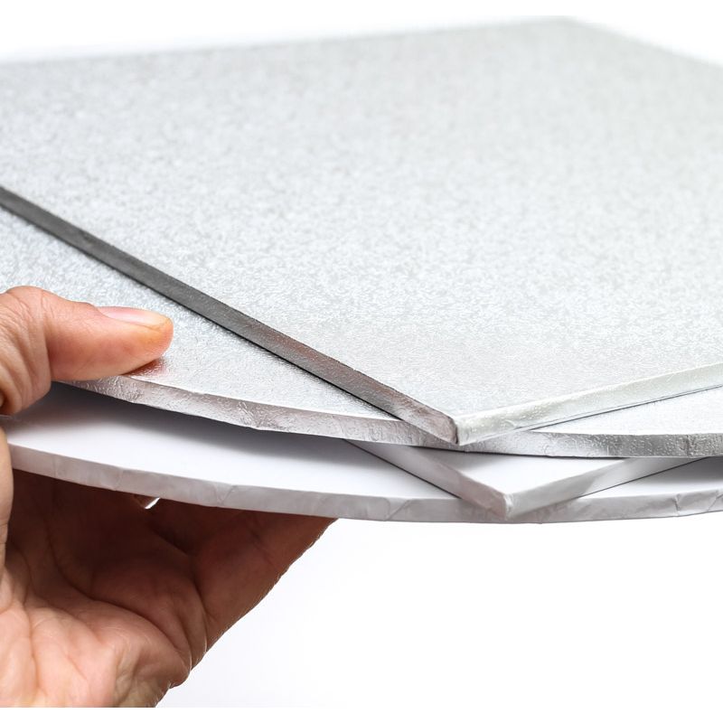 BG Masonite Cake Board 9" Round Silver