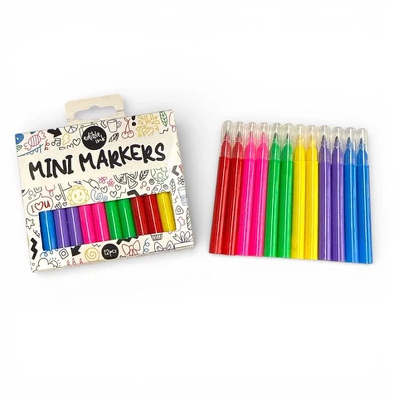 Cake Craft Edible Mini Ink Markers Assorted 12pk