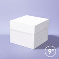 BG Square Cake Box White 9" x 9" x 5" High