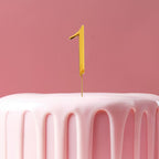 C&C Cake Topper Gold - Number 1 - 7cm