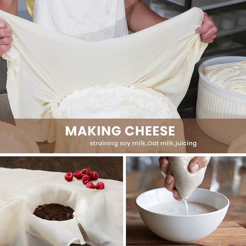 Reusable Muslin Cheese Cloth – 30 x 30cm (100% Natural Cotton) 4 pack