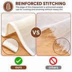 Reusable Muslin Cheese Cloth - 50 x 50cm (100% Natural Cotton)