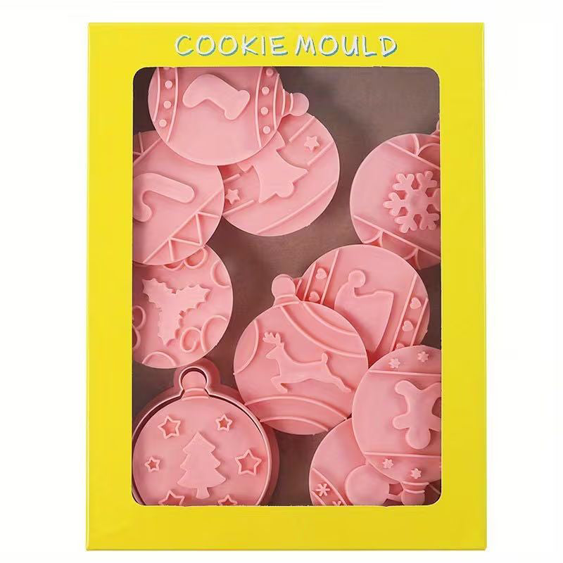 Christmas Ornament Cookie Cutter & Embosser Set – 11 Piece
