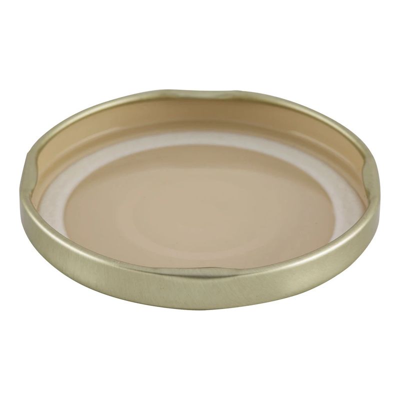 Plasdene 63mm Gold Metal Twist Cap
