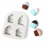 Cupcake Silicone Mould – 4 Cavity