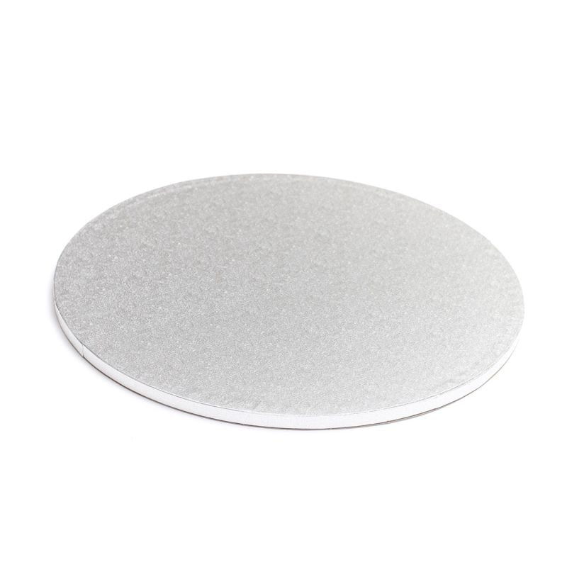 Drum Cake Board Silver Round 10 inch