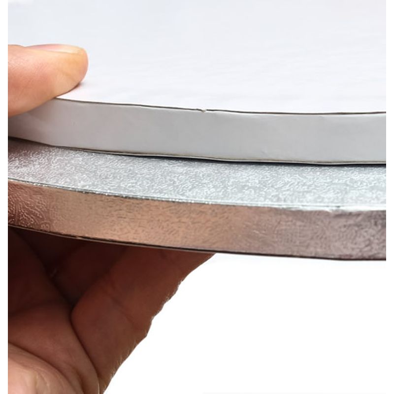 Drum Cake Board Silver Round 12 inch