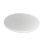 Drum Cake Board Silver Round 8 inch