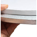 Drum Cake Board Silver Round 8 inch