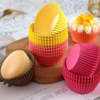 Multicoloured Cupcake Cases – Assorted Colours 300pcs -Green, Brown, Red and Pur