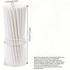 Lollipop / Cake Pop Sticks White – 100 Pack