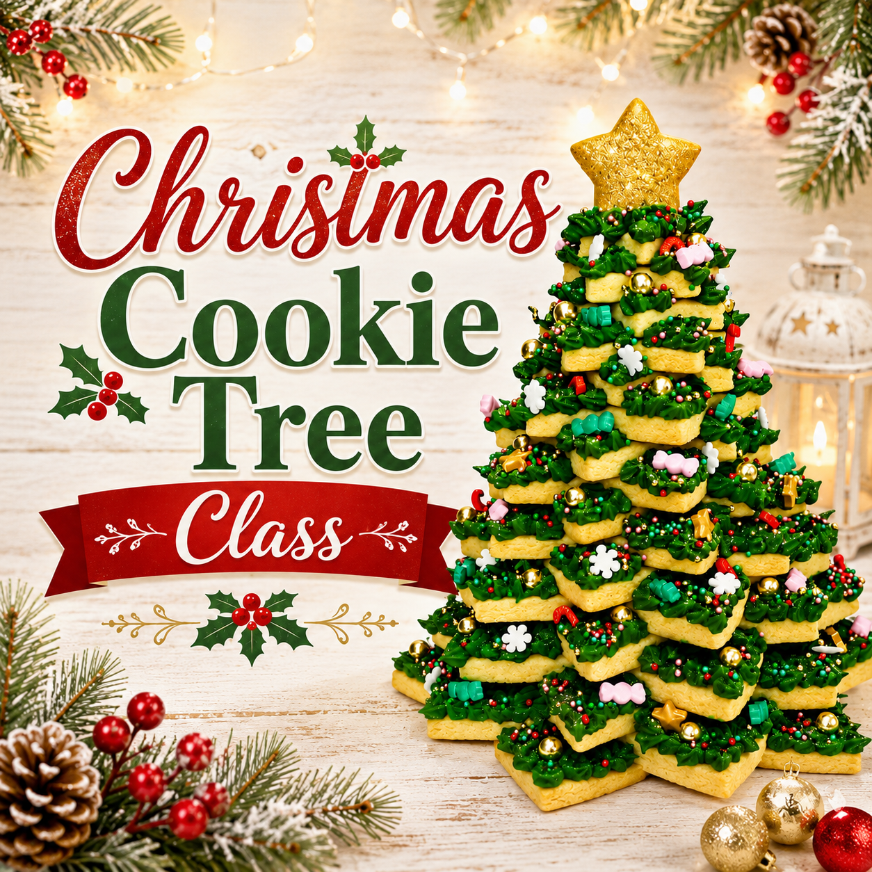 Christmas Cookie Tree Class