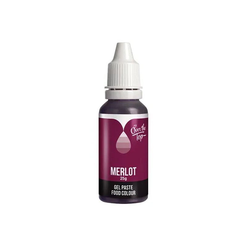 OTT Gel Food Colour - Merlot 25g