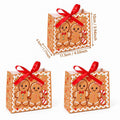 Gingerbread Man Christmas Gift Bags Pack of 5