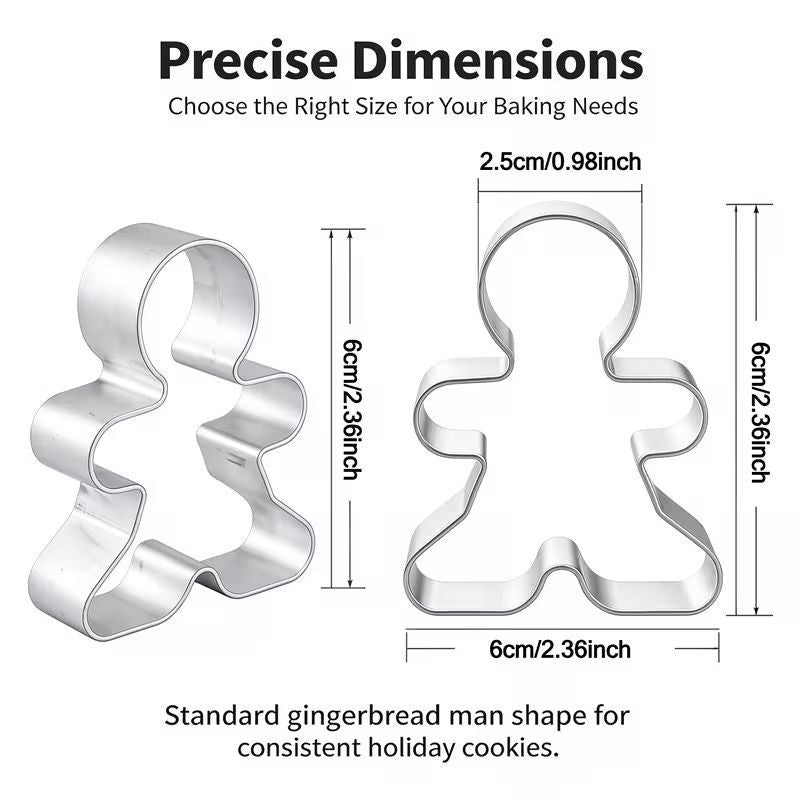 Gingerbread Man Cookie Cutter 6cm