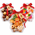 Gingerbread Man Treat Boxes – Clear Christmas Gift Containers