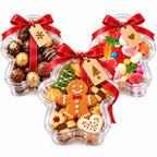 Gingerbread Man Treat Boxes – Clear Christmas Gift Containers