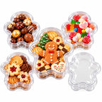 Gingerbread Man Treat Boxes – Clear Christmas Gift Containers