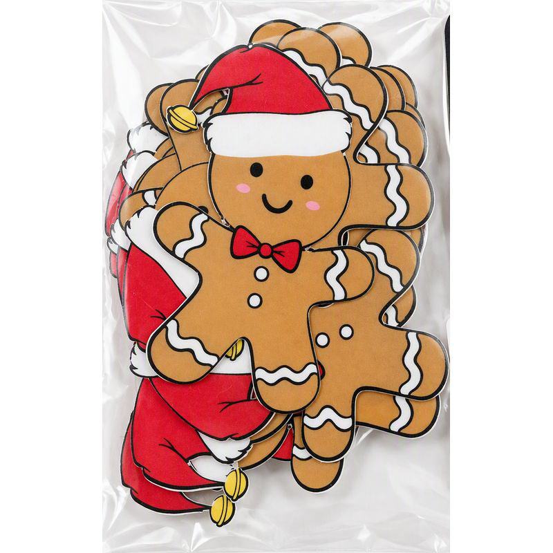 Cupcake Toppers - Edible Wafer Top - Gingerbread Men 12pk