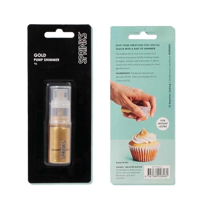 Sprinks Pump Shimmer - Gold 4g