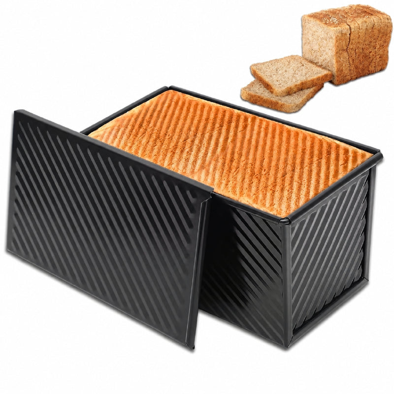 Pullman Loaf Pan with Lid – 21.2 x 12 x 11cm Black
