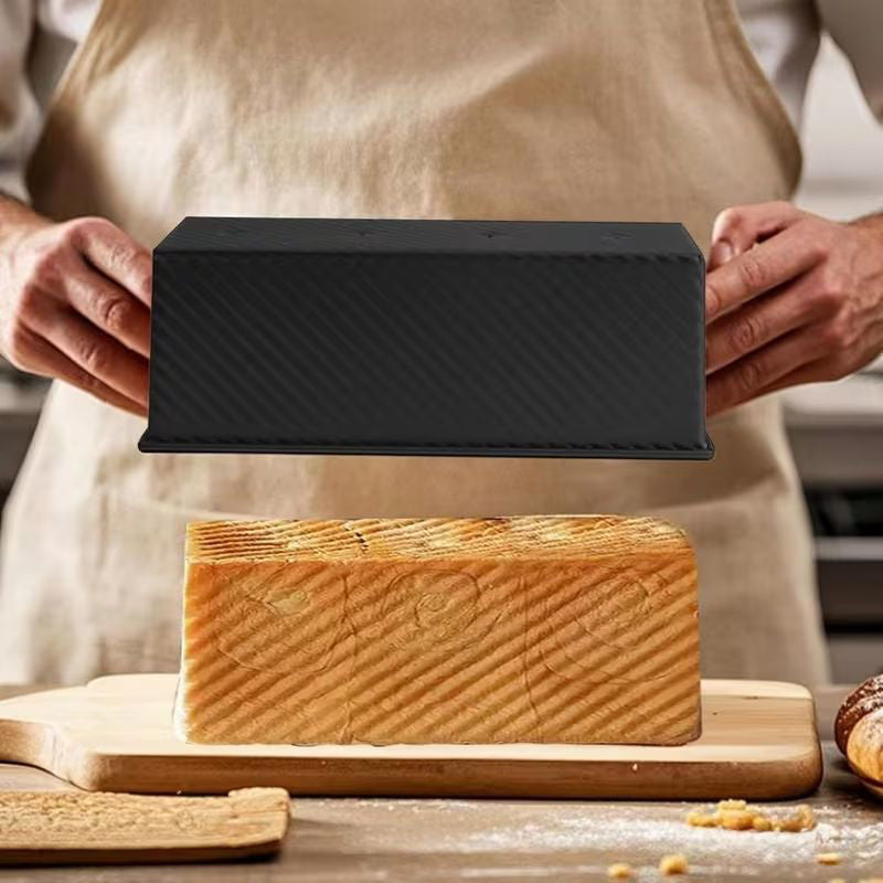 Pullman Loaf Pan with Lid – 21.2 x 12 x 11cm Black