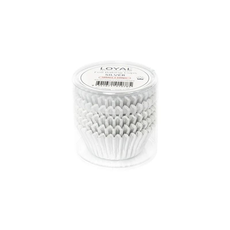 Loyal Foil Baking Cups - Silver - Small