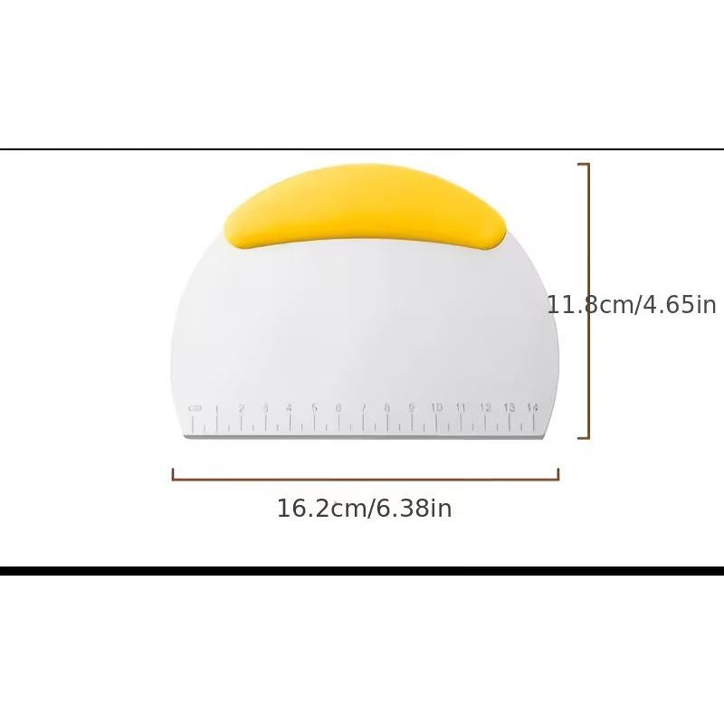Stainless Steel Dough Scraper with Measuring Guide