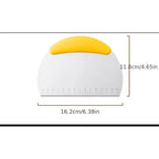 Stainless Steel Dough Scraper with Measuring Guide