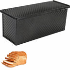 Non-Stick Bread Loaf Tin with Lid – 19.1 x 10.7 x 11cm