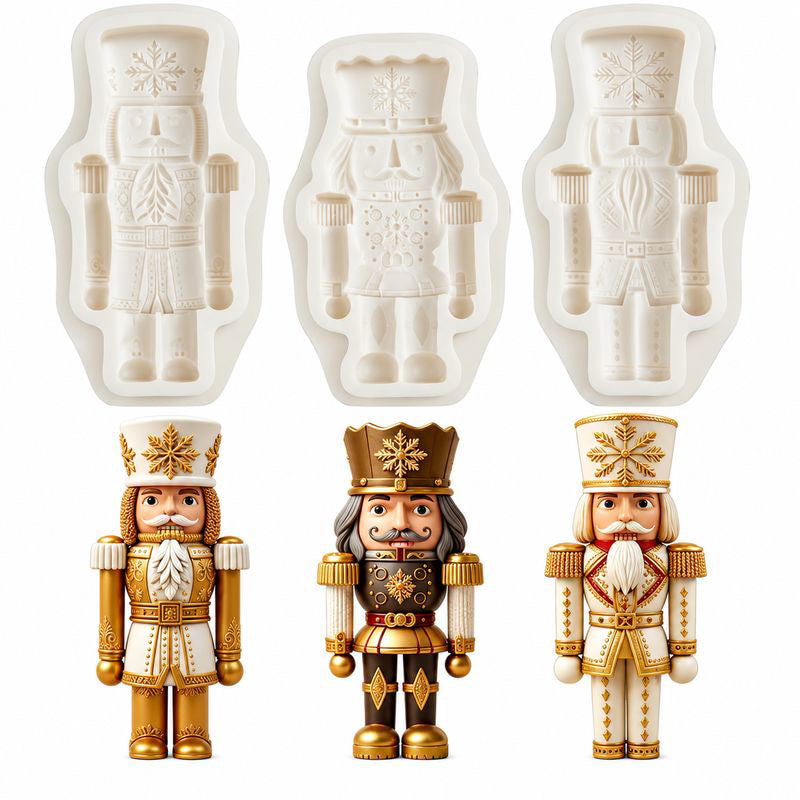 Nutcracker Silicone Mould 3 pack