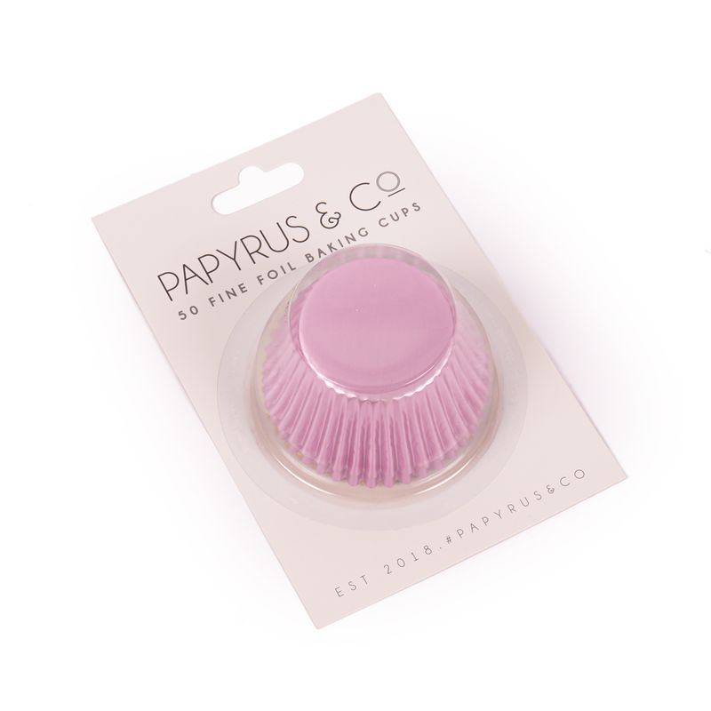 Papyrus Medium Foil Baking Cups - 44mm 50 pack Lilac
