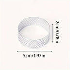 Perforated Stainless Steel Baking Ring – 5cm x 2cm
