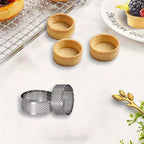 Perforated Stainless Steel Baking Ring – 5cm x 2cm