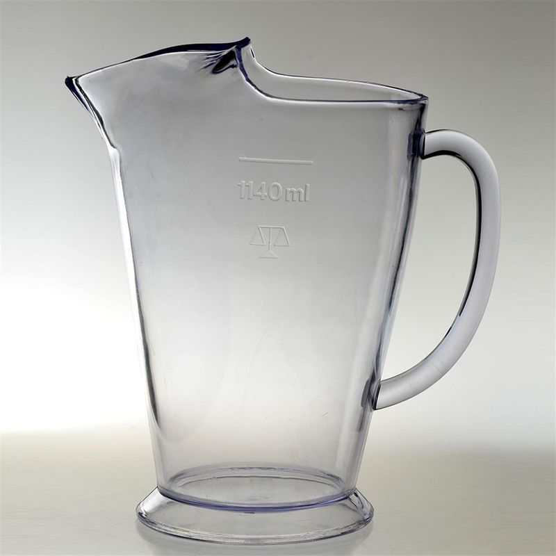 PGC Classic Plastic Beer Jug (SAN) 1140ml
