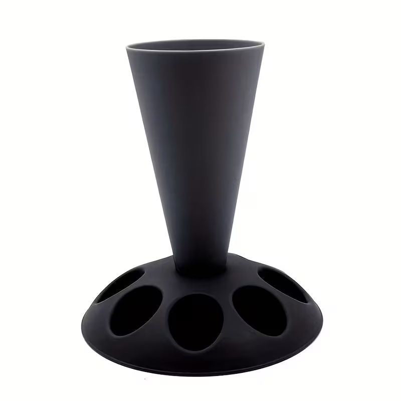 Piping Bag & Decorating Tip Holder - Black