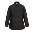 PW C837 Rachel Chef Jacket BLK XS