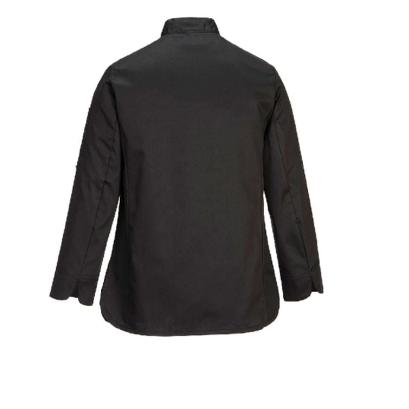 PW C837 Rachel Chef Jacket BLK XS