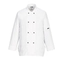 PW C837 Rachel Chef Jacket BLK XS