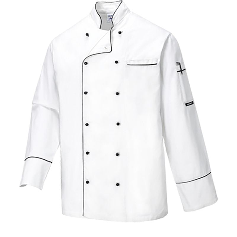 Portwest Cambridge Chef Jacket White C775