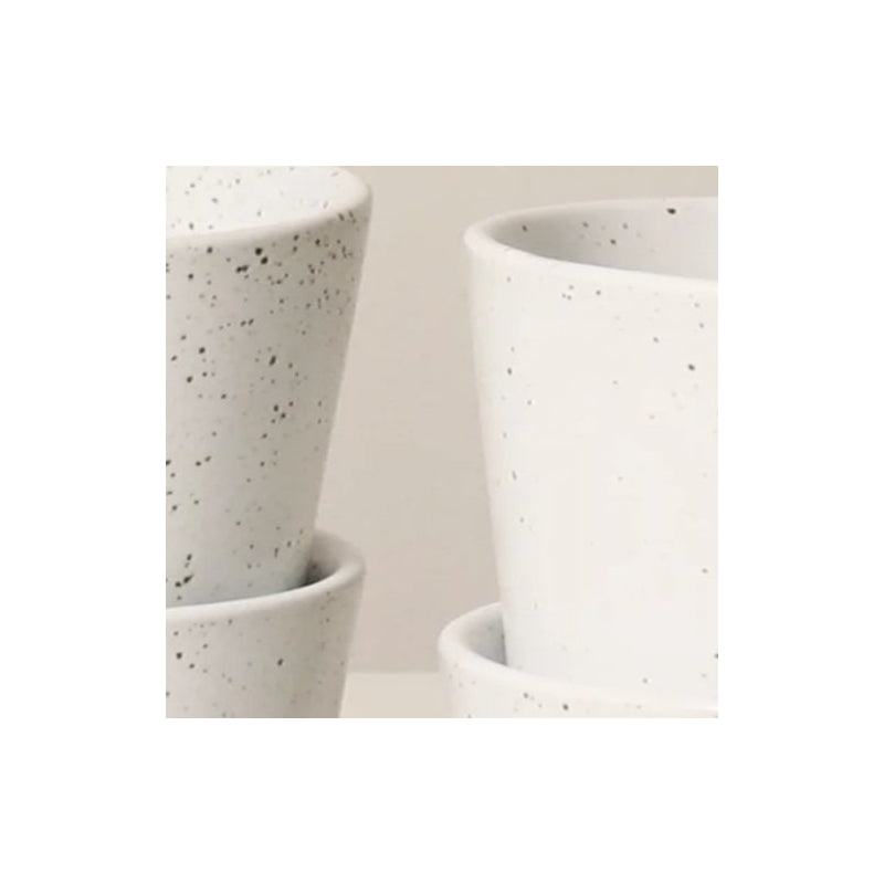 Robert Gordon Ritual Speckled White Latte Cup - single